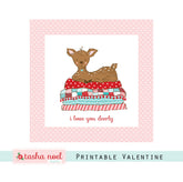 Printable Deer Tags - Instant download